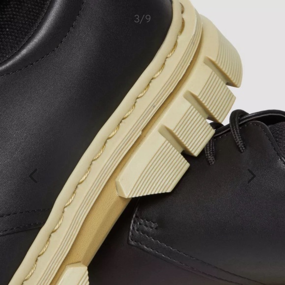 Dr. Martens Rikard Contrast Sole Leather Platform Oxfords - Picture 4 of 12